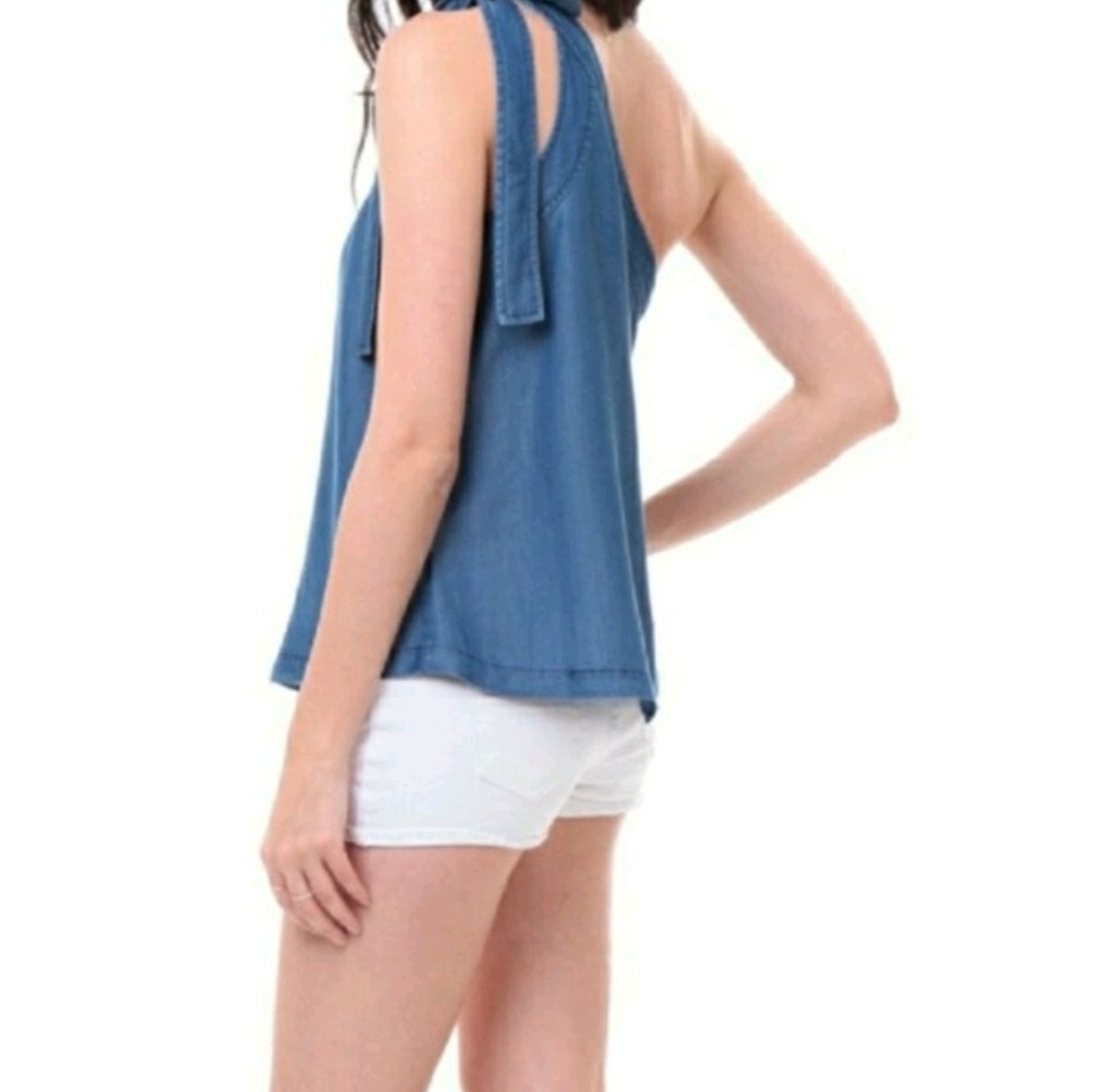 🎉HP🎉 One Shoulder Tie Top - Picture 6 of 7